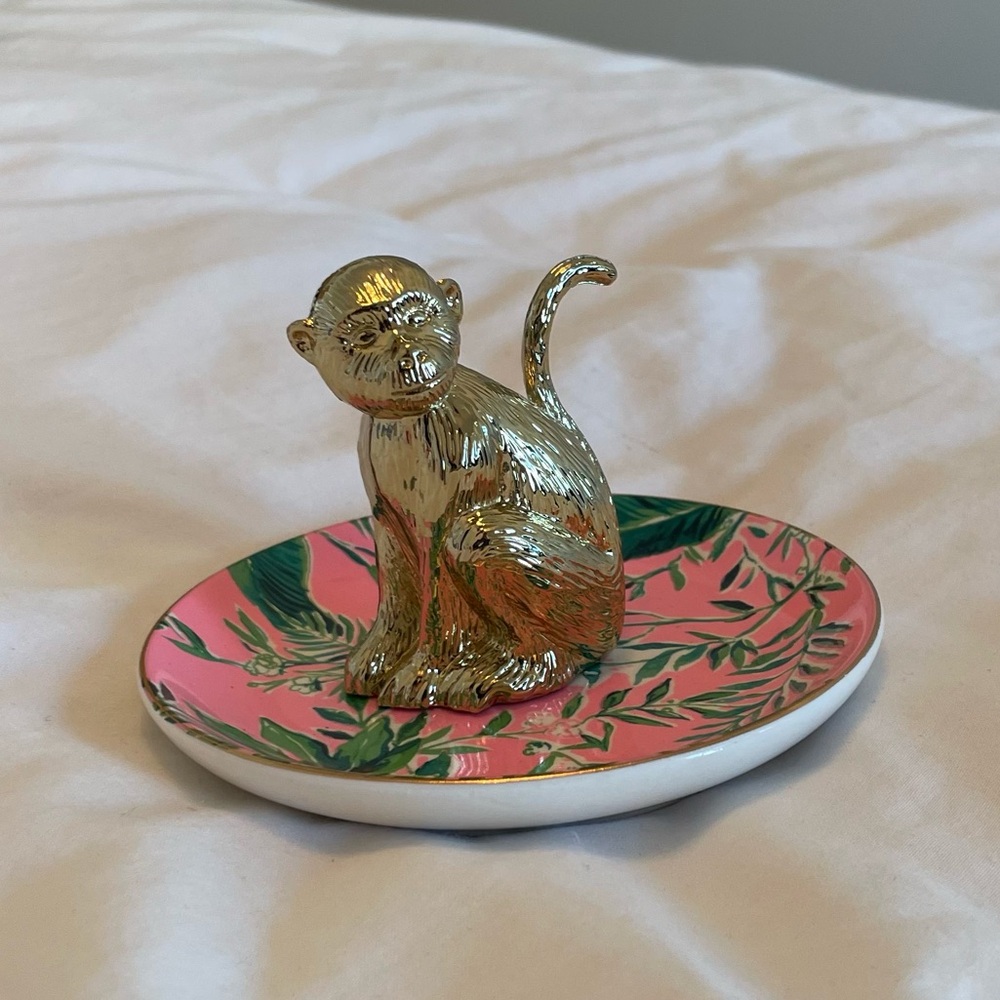 Lilly Pulitzer Ring Holder, Monkey
